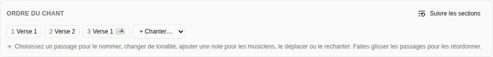 L’ordre du chant